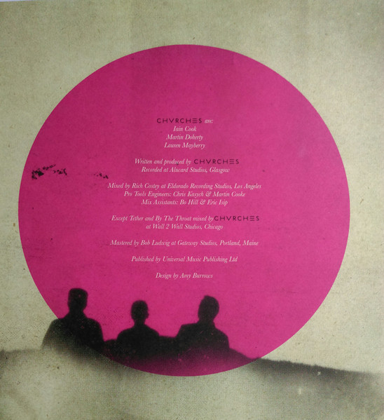 CHVRCHES — The Bones of What You Believe, sleeve image 7