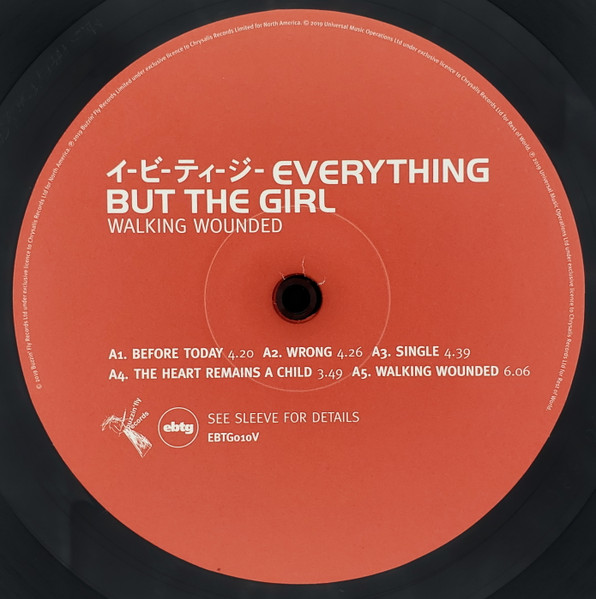 Everything but the Girl — Walking Wounded, sleeve image 3
