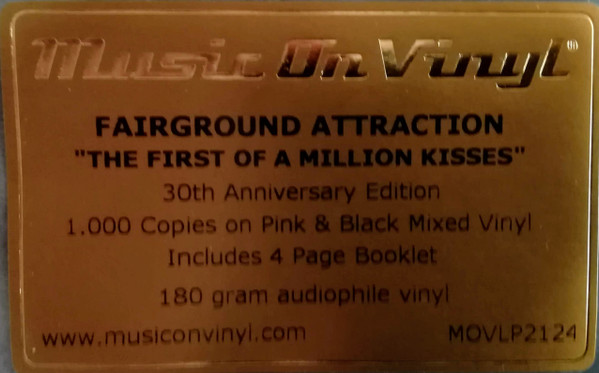 Fairground Attraction — The First of a Million Kisses, sleeve image 2