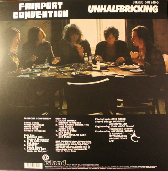 Fairport Convention — Unhalfbricking, sleeve image 2