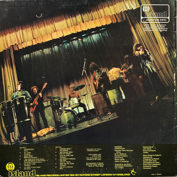 Fairport Convention — What We Did on Our Holidays, sleeve image 2