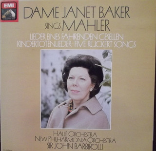 Janet Baker — Mahler Kindertotenlieder & Rückert-Lieder (Barbirolli), sleeve image 1
