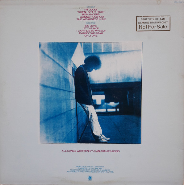 Joan Armatrading — Walk Under Ladders, sleeve image 2