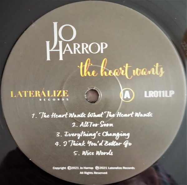 Jo Harrop — The Heart Wants, sleeve image 3