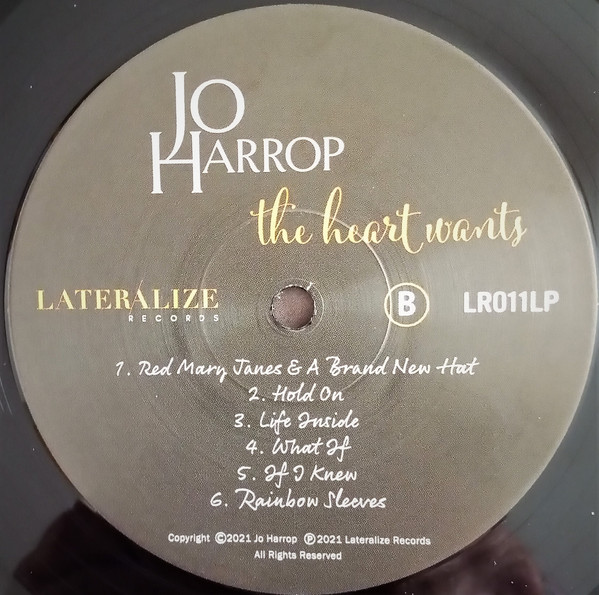 Jo Harrop — The Heart Wants, sleeve image 4