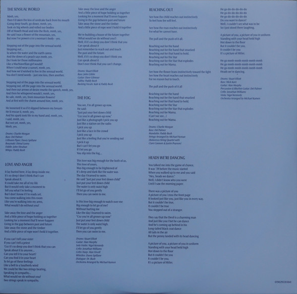 Kate Bush — The Sensual World, sleeve image 6