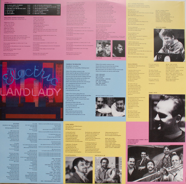 Kirsty MacColl — Electric Landlady, sleeve image 6