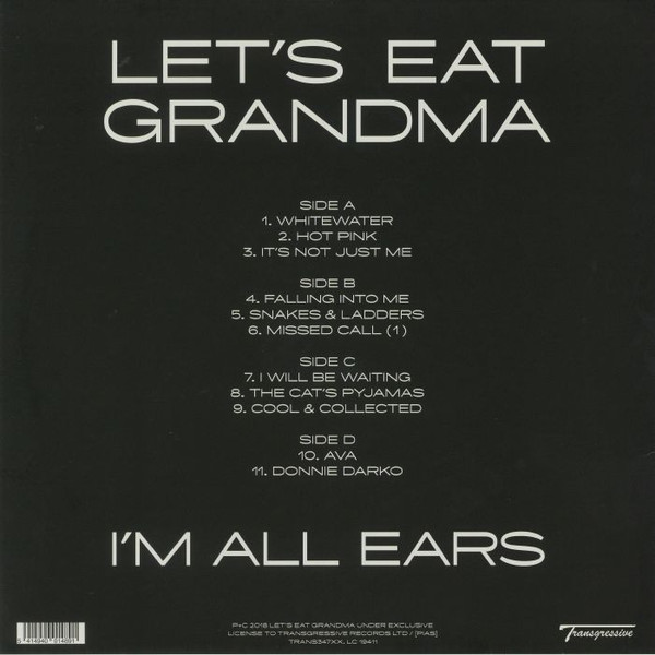 Let's Eat Grandma — I'm All Ears, sleeve image 2