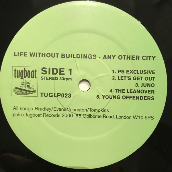 Life Without Buildings — Any Other City, sleeve image 3