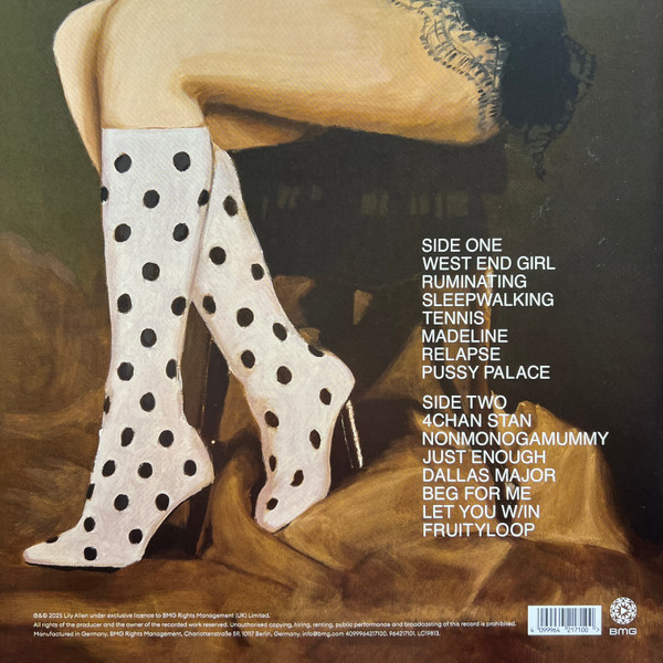 Lily Allen — West End Girl, sleeve image 2