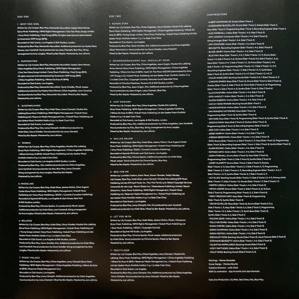 Lily Allen — West End Girl, sleeve image 7