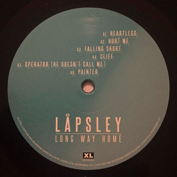 Låpsley — Long Way Home, sleeve image 3
