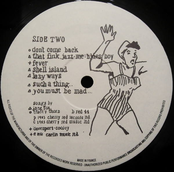 Marine Girls — Lazy Ways, sleeve image 4
