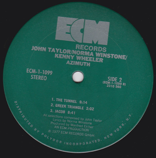 Norma Winstone (Azimuth) — Azimuth, sleeve image 3