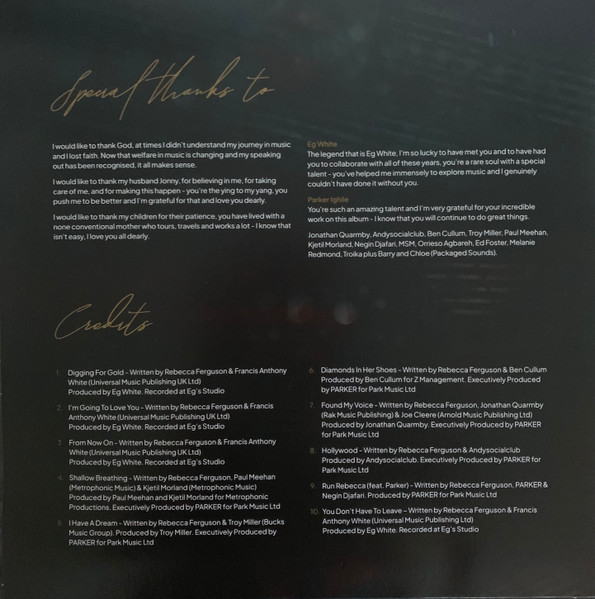 Rebecca Ferguson — Heaven Part II, sleeve image 4