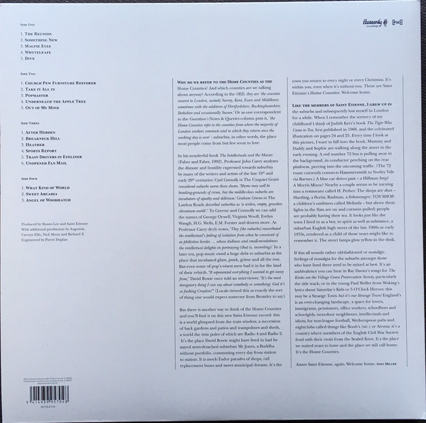 Saint Etienne — Home Counties, sleeve image 2