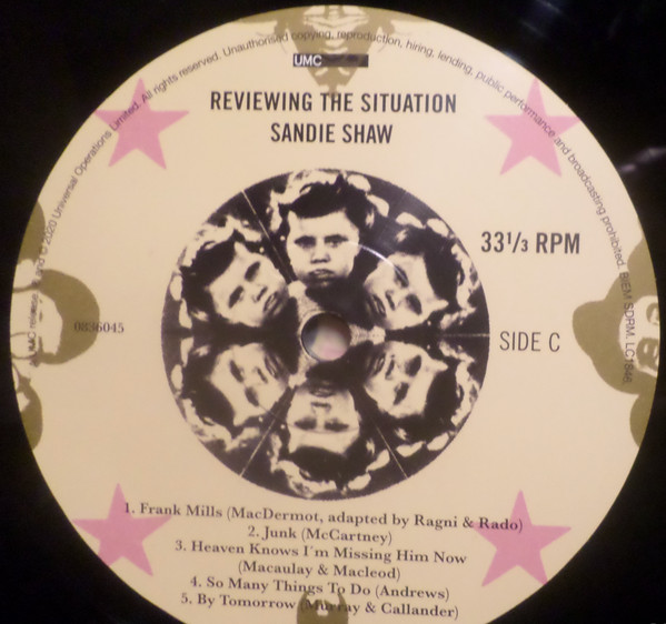 Sandie Shaw — Reviewing the Situation, sleeve image 6