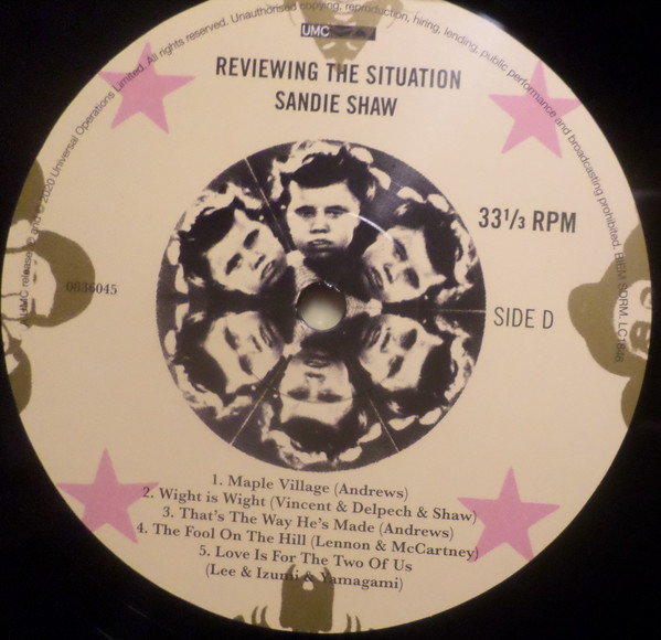 Sandie Shaw — Reviewing the Situation, sleeve image 7