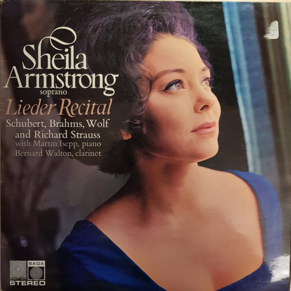 Sheila Armstrong — Lieder Recital, sleeve image 1