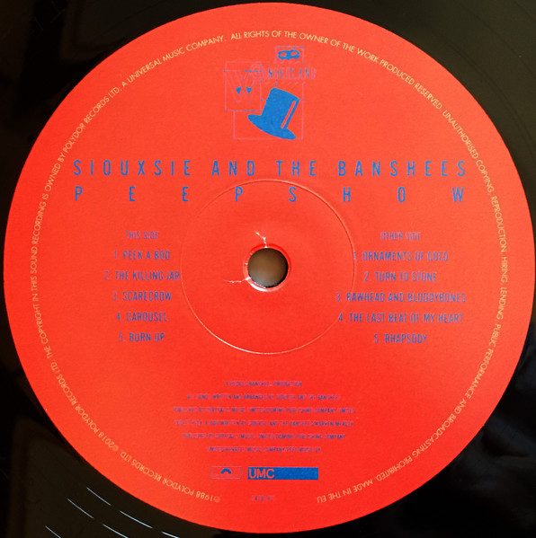 Siouxsie and the Banshees — Peepshow, sleeve image 3