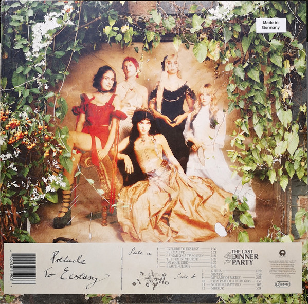 The Last Dinner Party — Prelude to Ecstasy, sleeve image 2