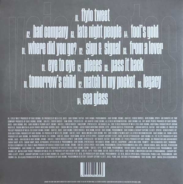 Yazmin Lacey — Voice Notes, sleeve image 3